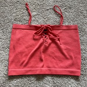Forever 21 Womens Coral tank/tube top